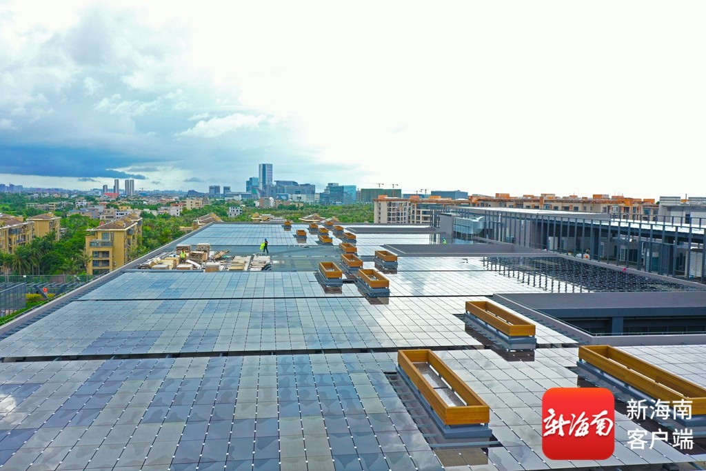 瞰海南丨海口市职工活动中心项目整体建设进入收尾阶段-南海网
