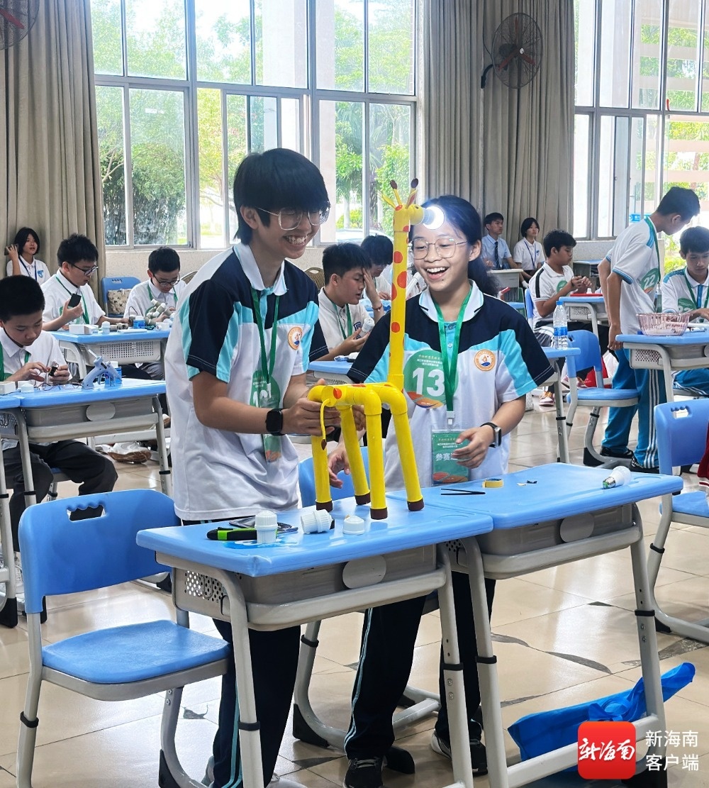 海口这群中小学生技能